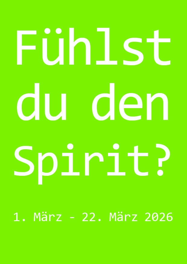 Flyer Fühlst du den Spirit?
