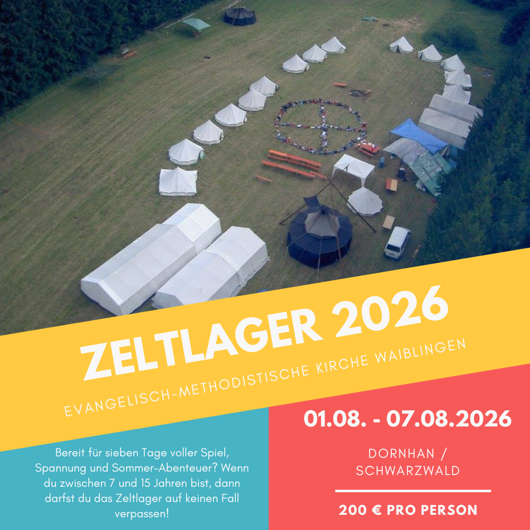 Flyer Zeltlager 2026