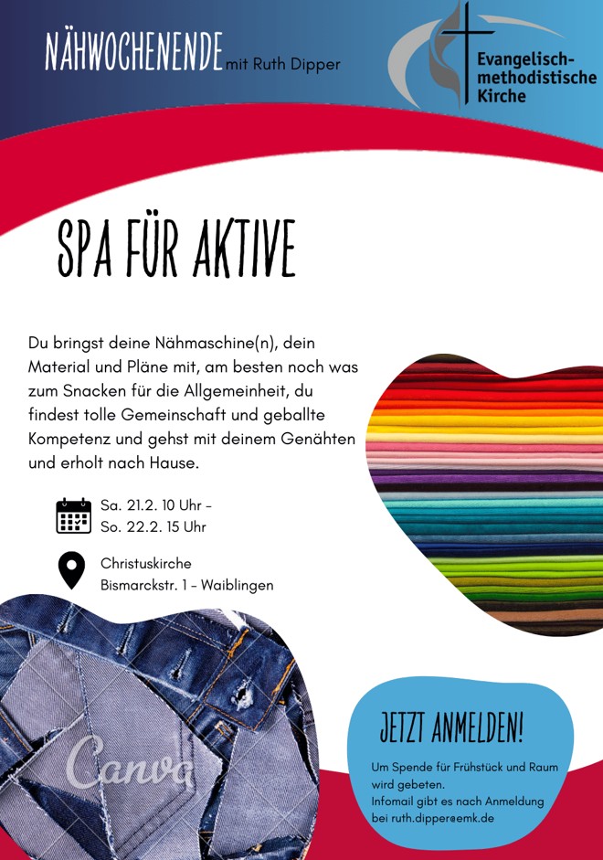 Flyer Näh-Wochenende