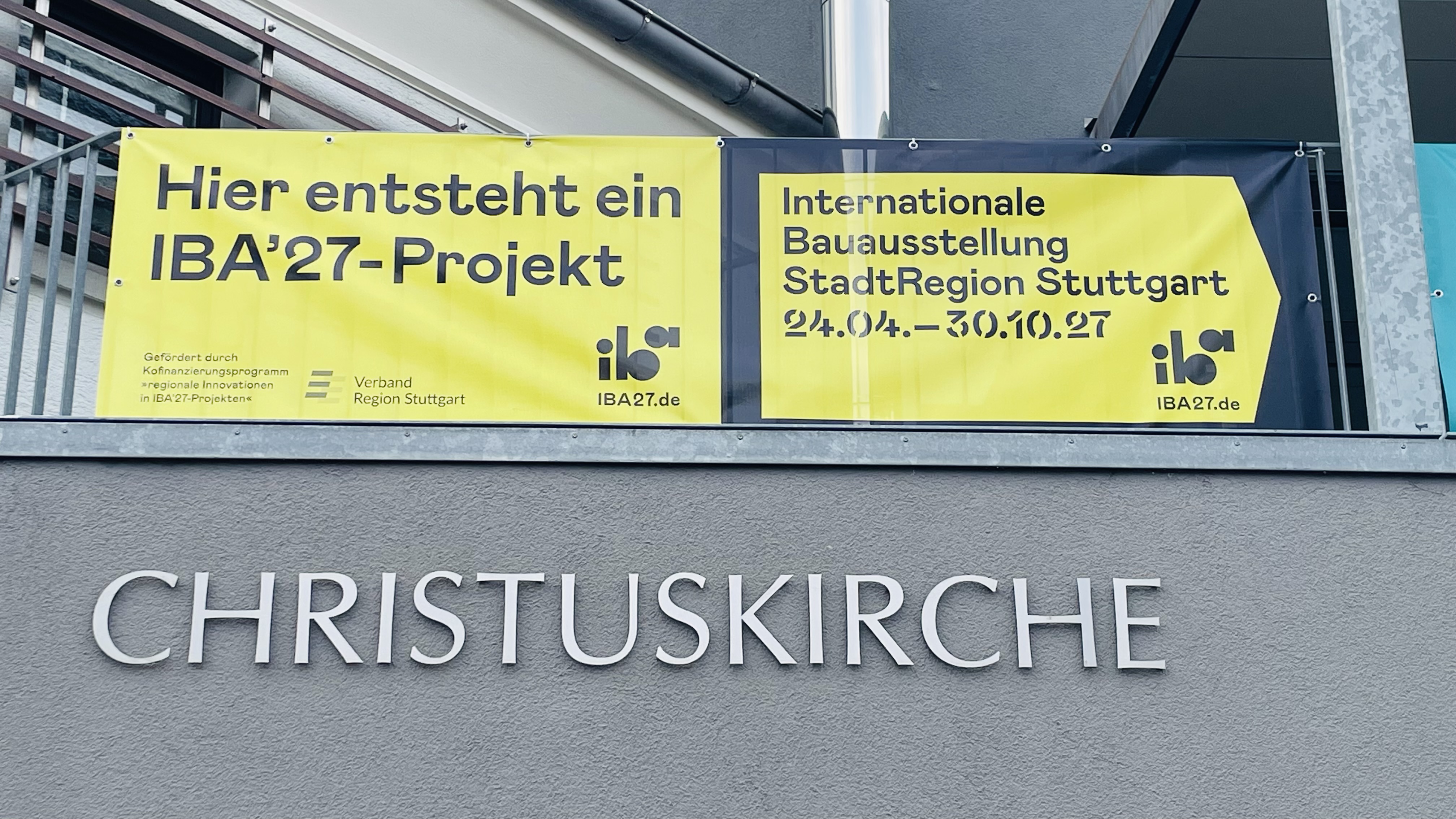 IBA Banner zur Sanierung